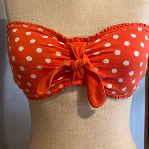 Hollister polka tube top - bralette